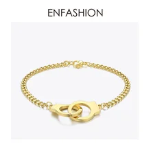 ENFASHION панк наручные браслеты из нержавеющей стали Викинг замок цепь браслет для женщин ювелирные изделия подарки для пары BM192013