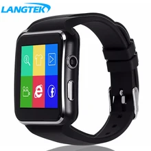 LANGTEK Bluetooth Smart Watch XL06 Smartwatch Watch for Android Phone With Camera Support SIM Card Wristwatch HD Curved Screen