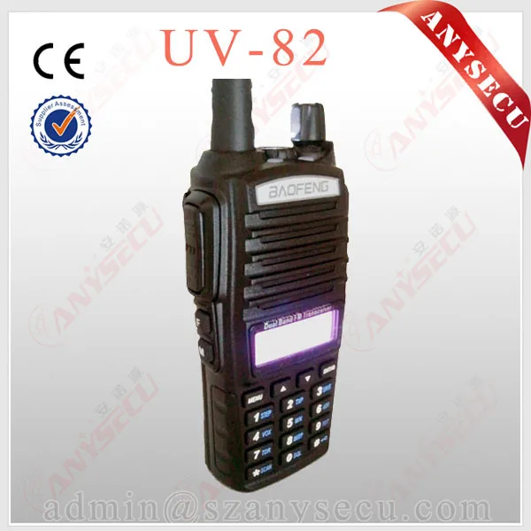 2PCS/Lot free shipping  from china & Russia BaoFeng UV-82 Walkie Talkie 136-174MHz & 400-520MHz Two Way Radio 