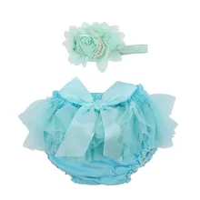 Летние Детские хлопковые шифоновые шаровары с рюшами, милый детский подгузник, шорты с цветочным принтом LH7s