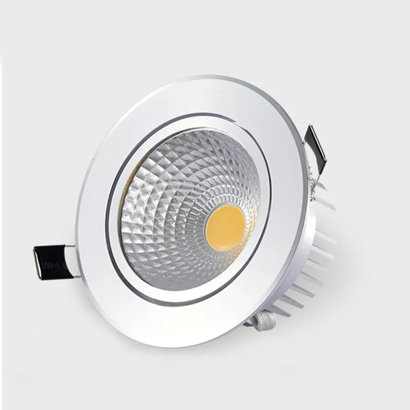 

Dimmable Led downlight light COB Ceiling Spot Light 3w 5w 7w 12w 85-265V ceiling recessed Lights Indoor Lighting