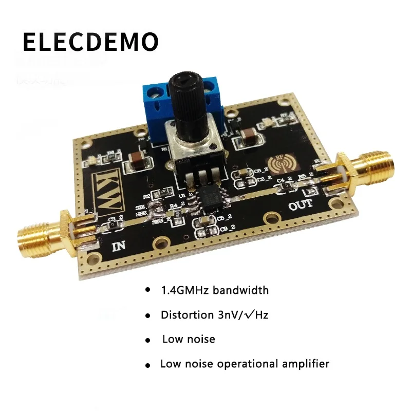 THS4271 Wideband Low Noise Operational Amplifier Module 1 4GHz Bandwidth Function demo Borad 2