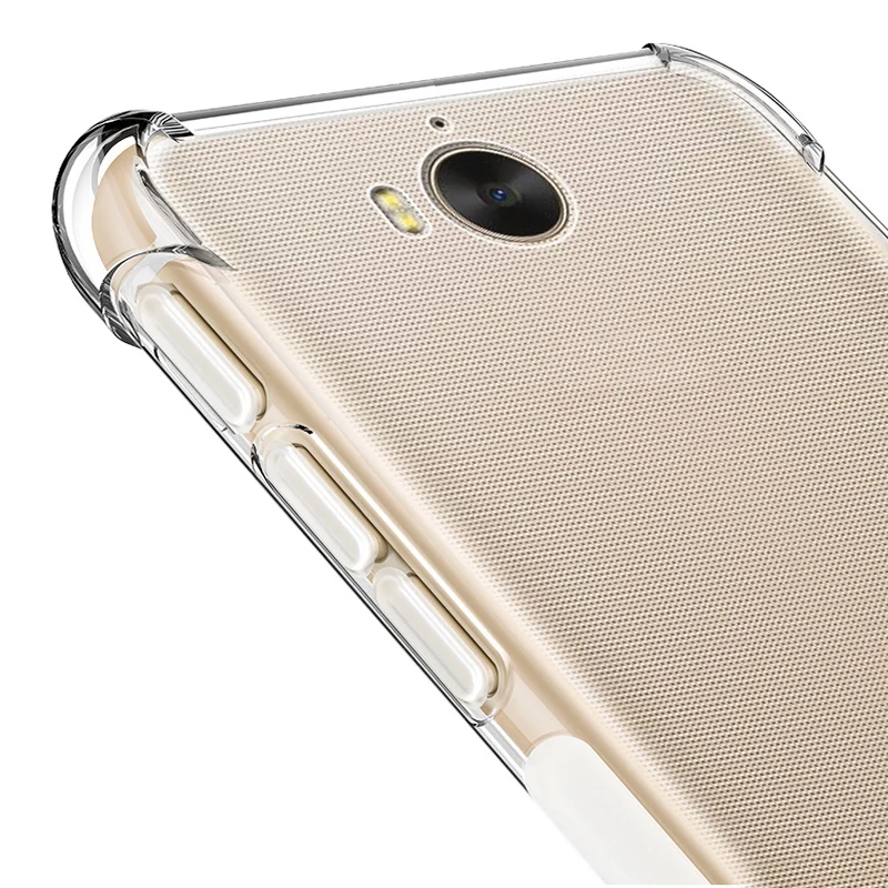 Чехол для Huawei Y5 2017 мягкий прозрачный чехол из ТПУ с подушкой безопасности