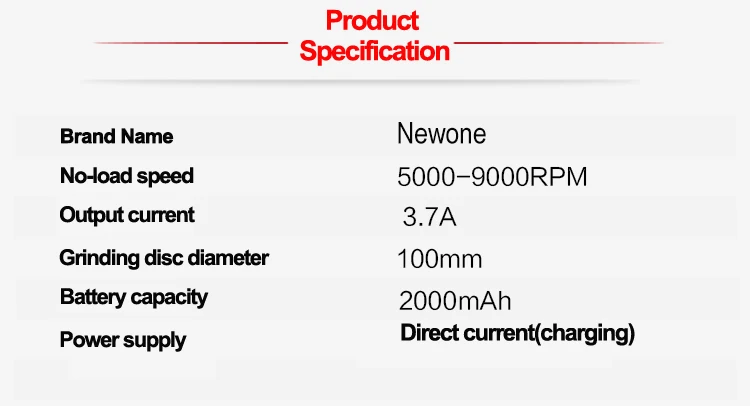 Комплект из 2 предметов NEWONE 12V литий-ионный Аккумуляторный электроинструмент комбинированный набор угловая шлифовальная машина и сабельная пила комбинация с 2.0Ah батареей