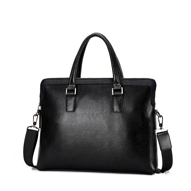Бренд мужской портфель для ноутбука модные мужские деловые сумки Повседневная кожаная сумка через плечо сумка для мужчин
