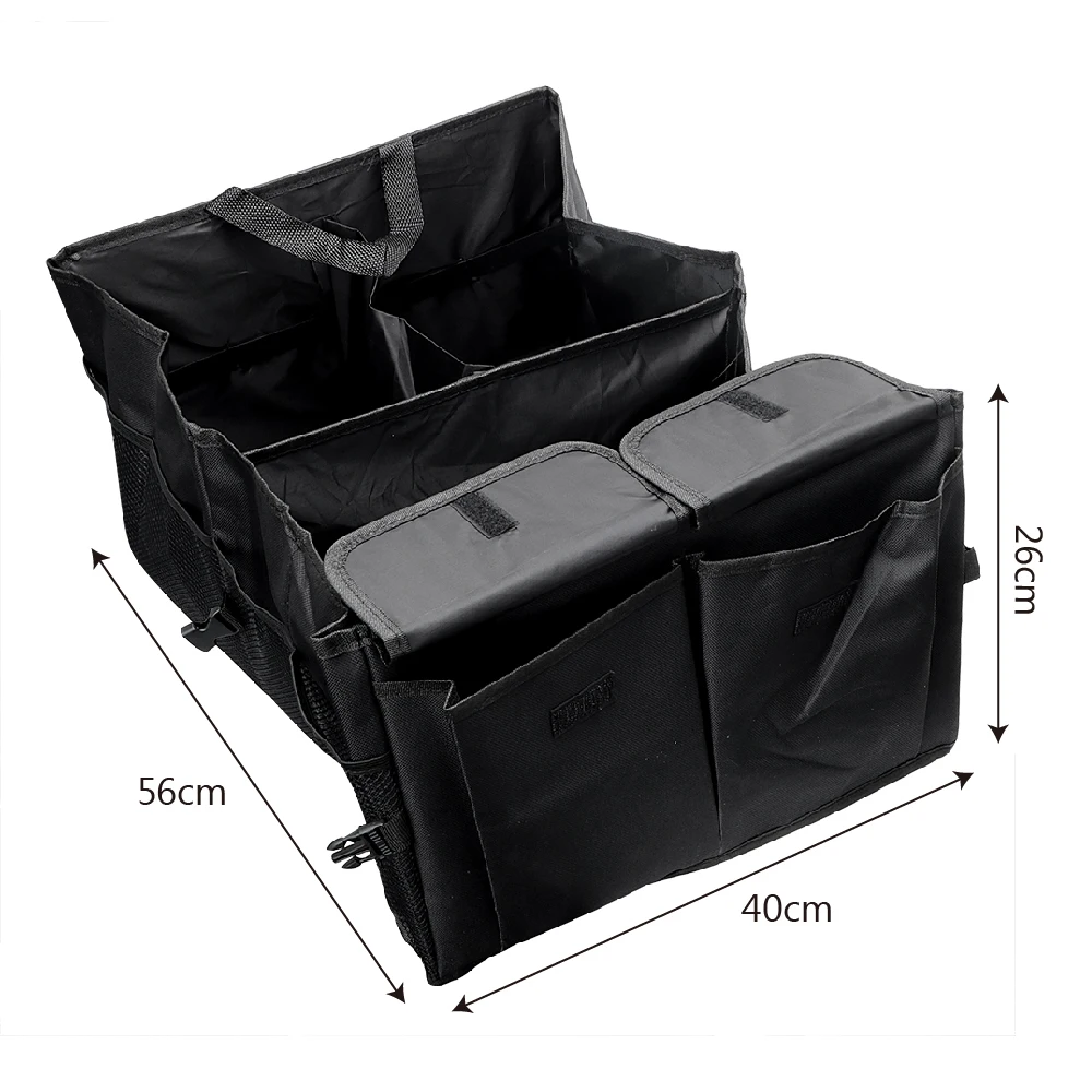 YOSOLO Folda Car Back Seat Organizer Oxford Cloth Trunk Box Trunk Bag Car-styling Holder Stowing Tidying