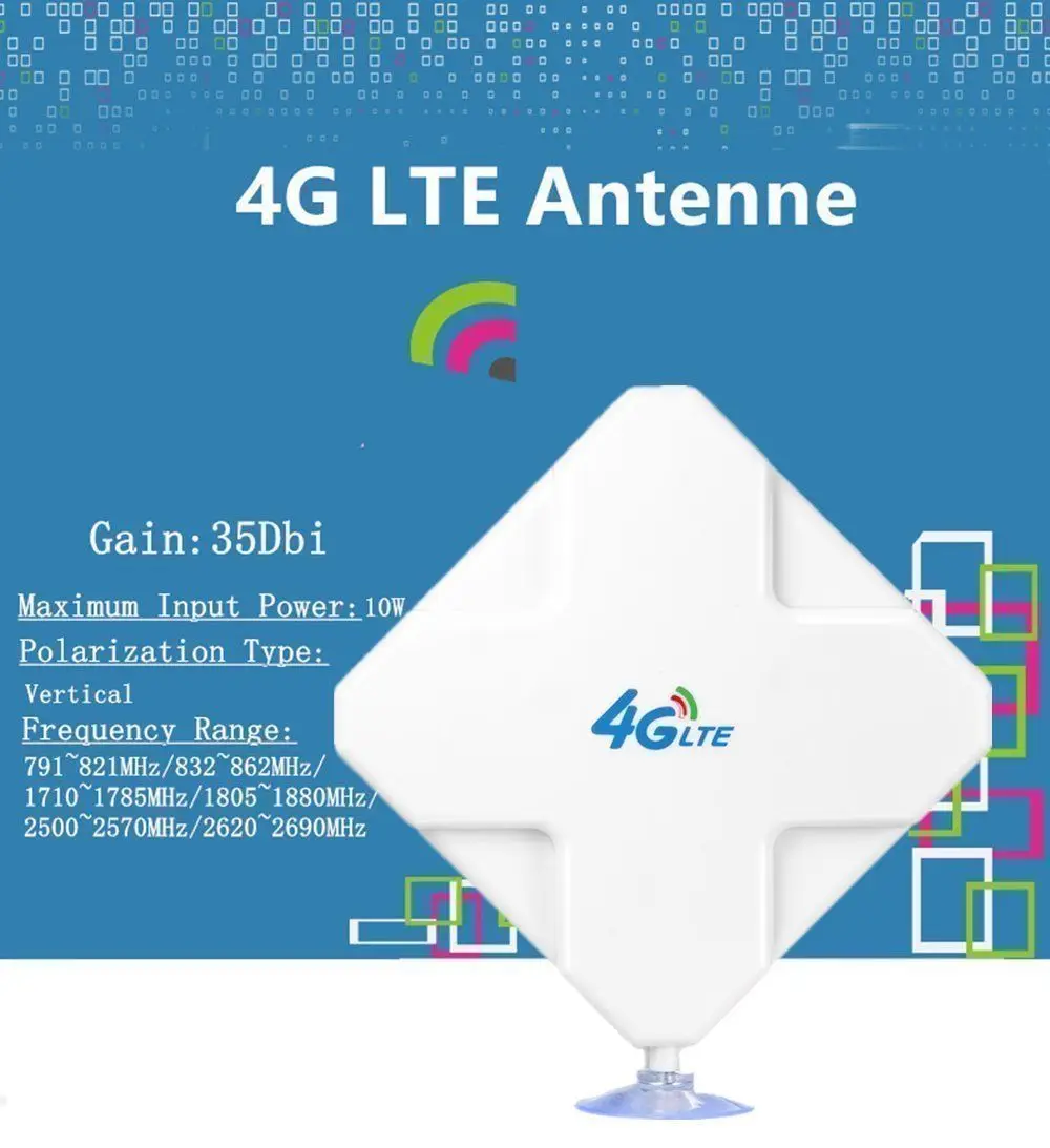 4G LTE SMA антенна Aigital 35DBi усиление GSM высокое WiFi усилитель сигнала|3G/4G роутеры| |