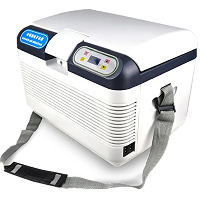 HCOOL 12L Home Refrigerator 220V/12V Electric Car Refrigerator Portable