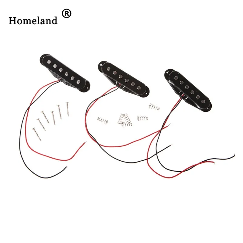 

Guitar Pickup Accessories Black 1Set/3Pcs Alnico 5 V Single Coil Pickup SSS for Strat Style Guitar wholesale