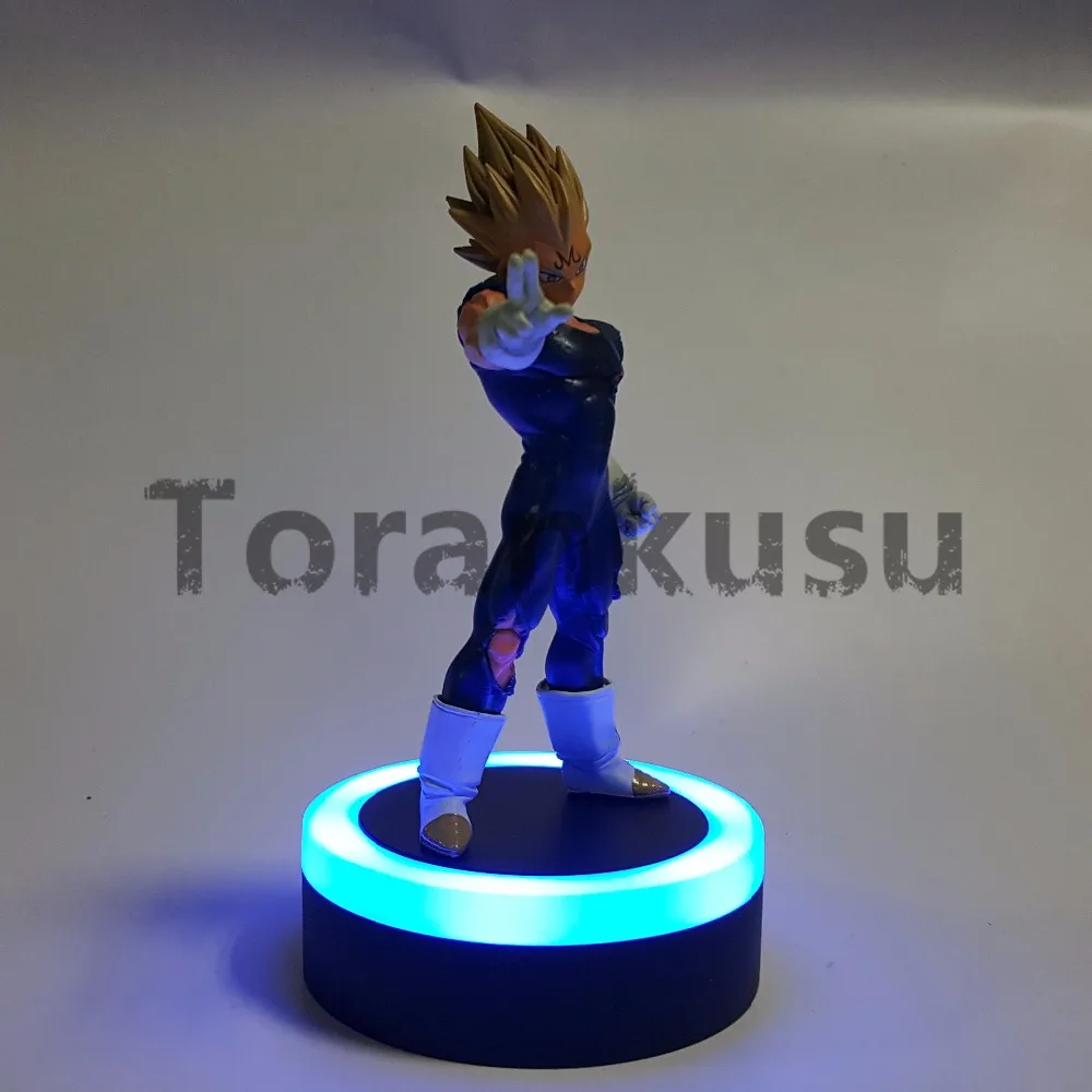 Фигурка Dragon Ball Evil Vegeta светодиодная основа ПВХ Драконий шар модель игрушки аниме Dragon Ball Z фигурка Вегета DBZ