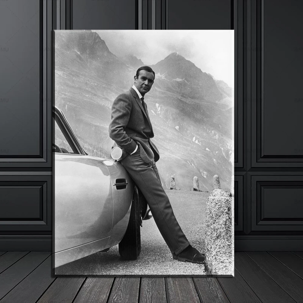 XX3170 Шон Коннери. 007, Джеймс Бонд GOLDFINGER 1964, GOLDFINGER направленный арт-Принт по фильму плакат на холсте для украшения стен