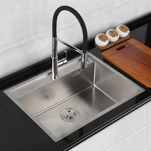 Нержавеющая сталь для мытья овощей увеличение одинарная Раковина Набор двусторонний брызгозащищенный дизайн Складная кухонная миска с краном