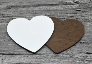 

10pcs/lot DIY sublimation blank Wooden table placemat coaster kitchen accessories mat cup bar mug drink pads hardboard Coaster