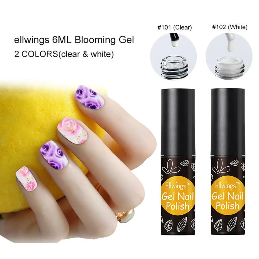 6ml Blooming Effect Gel Nail Polish Blossom Gel UV LED Gel Polish Nail Art Manicure Varnish Long