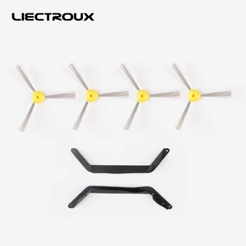 

(For Q7000 Q8000) Spare Parts For LIECTROUX Q7000 Q8000 Robot Vacuum cleaner, Side Brush x 4pcs + Rubber band x 2pcs/pack