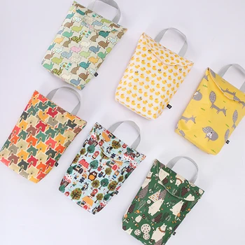 

Baby Diaper Bags Maternity Bag Waterproof Wet Cloth Diaper Backpack Reusable Diaper Cover Dry Wet Bag for mom baby care