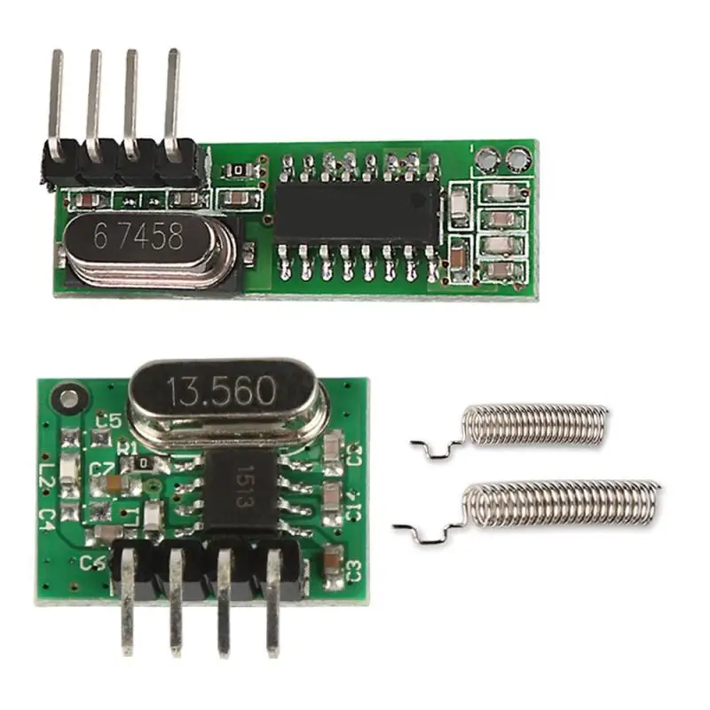 Wireless 433 MHz RF Relay Receiver Module Remote Control Switch Transmitter Antenna DIY Garage Gate Door Sets S3 | Обустройство дома