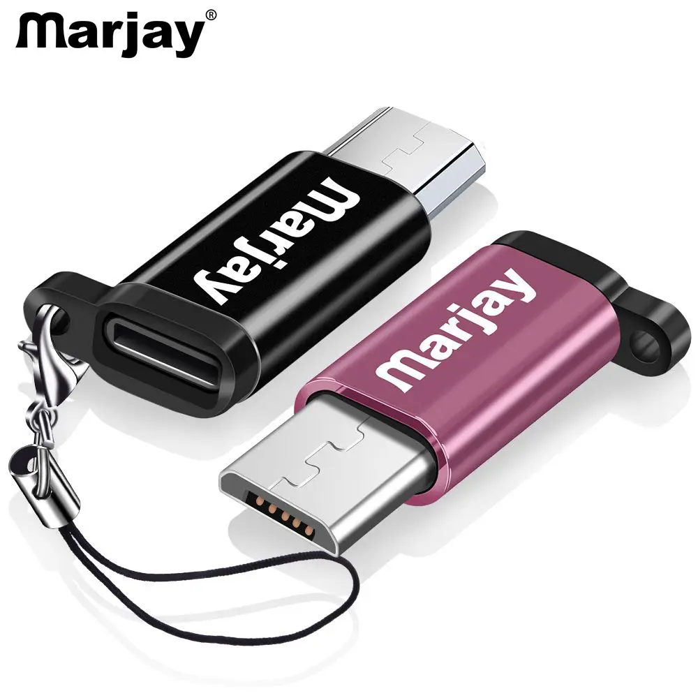 

Marjay Type C To Micro USB Android Phone Cable Adapter Charger Converter for Samsung Xiaomi Usbc To Type-c Otg Charging Adapter