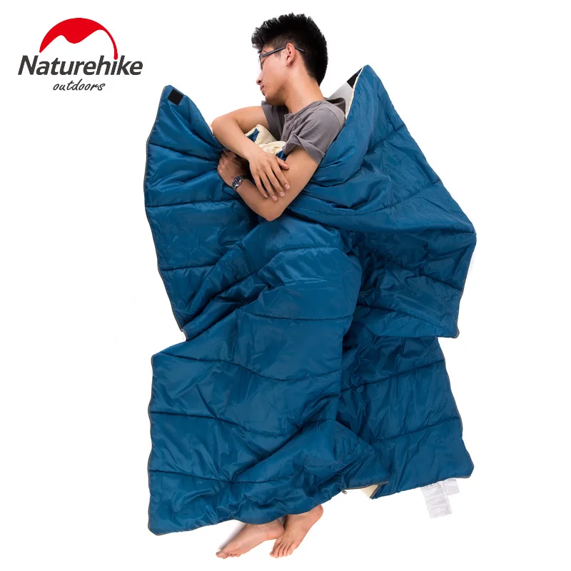Naturehike NH15A150-D сверхлегкие портативные спальные мешки хлопок спальный мешок с