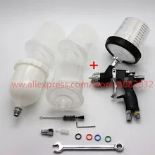 Пистолет-распылитель высокого качества, профессиональный GTI с адаптером PPS, воздушный краскопульт без очистительной чашки, автомобильная краска