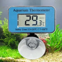 Цифровой ЖК-Дисплей LED Аквариум Fish Tank Водонепроницаемый Погружной Термометр
