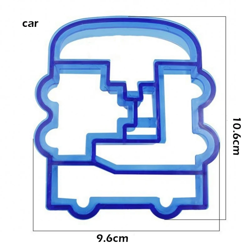8 шт. мультфильм головоломка форма корка сэндвича резак форма для вырезания сандвичей хлеб для бутербродов Форма для вырубки тост печенья Забавный чайник для завтрака