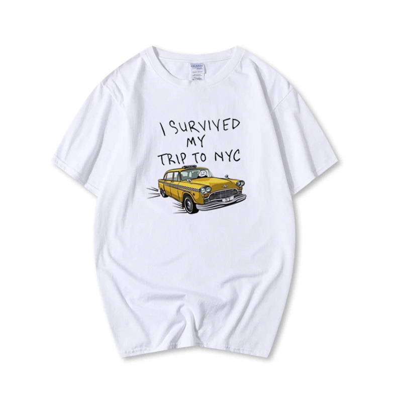 Topesko moda verão t-shirts tom holland t eu sobrevivi minha viagem para nyc algodão casual engraçado camisetas XS-3XL