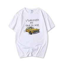 Topesko moda verão t-shirts tom holland t eu sobrevivi minha viagem para nyc algodão casual engraçado camisetas XS-3XL