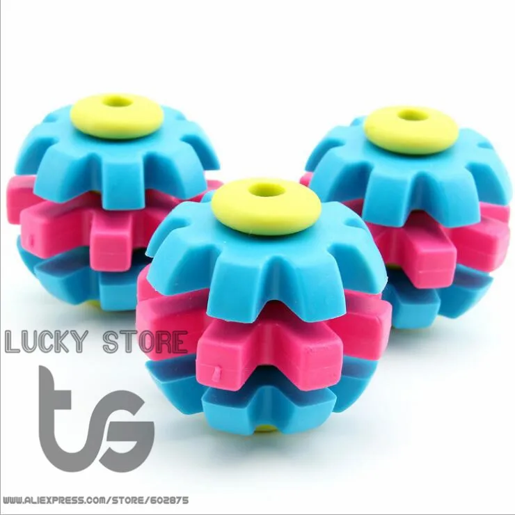 

Gear runner Dog toy TPR Pet Dog Toys TPR Material Toothed Gear Style Pet Chewing Toy Bite-resisitence 3 Color Interactive Toys