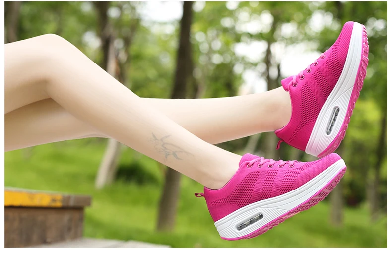 Akexiya/женская повседневная обувь; визуально увеличивающая рост обувь на плоской платформе; белые кроссовки на толстой подошве; кроссовки на танкетке; tenis feminino; криперы
