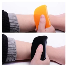 Массажный инструмент Gua Sha, массажер для тела, доска Guasha, спа-скребок для иглоукалывания, для лица, спины, рук DC88