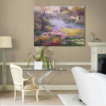 

Tree and Creek Hand Painted Oil Paintings On Canvas Art For Home Wall Decor 20x24 inches