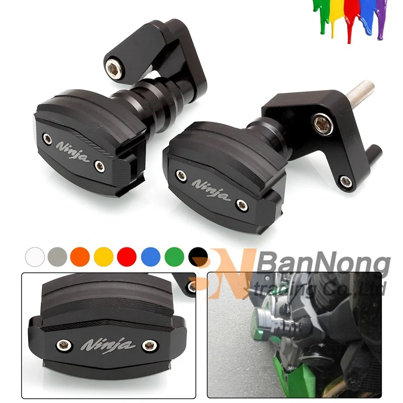 

Motorcycle Frame Sliders Crash Pad Cover motorbike Falling Protector Guard For KAWASAKI Ninja ZX10R ZX-10R 2008 2009 2010