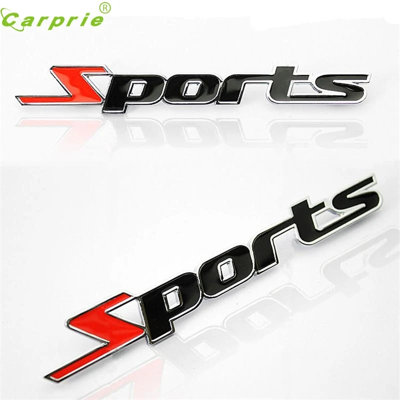 

CARPRIE Sports Word letter 3D Chrome metal Car Sticker Emblem Badge Decal Auto New Jul.4