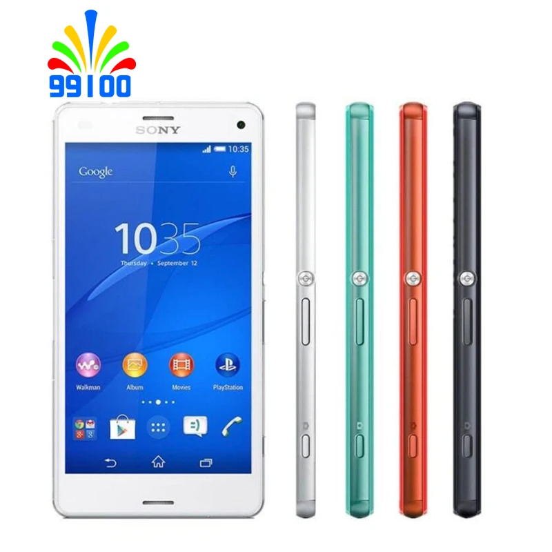 Разблокированный sony Xperia Z3 Compact D5803 EU/JP Версия 4," отремонтированный четырехъядерный процессор 2 Гб ram 16 Гб rom 4G-LTE