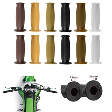 Универсальный CNC алюминиевый резиновый мотоциклетная рукоятка наборы для мотокросса ручка конец рукоятка ручки для honda yamaha ktm