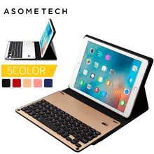 Removeable For iPad Pro 10.5inch Tablet keyboard Leather Case Ultra thin Wireless Bluetooth Aluminum For pro 10.5″ Keypad covers