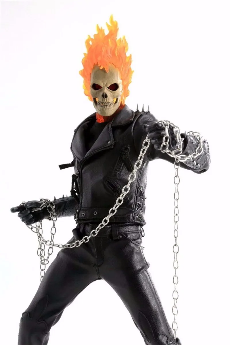 Marvel Ghost Rider 23cm BJD PVC Figure Model Toys - AliExpress
