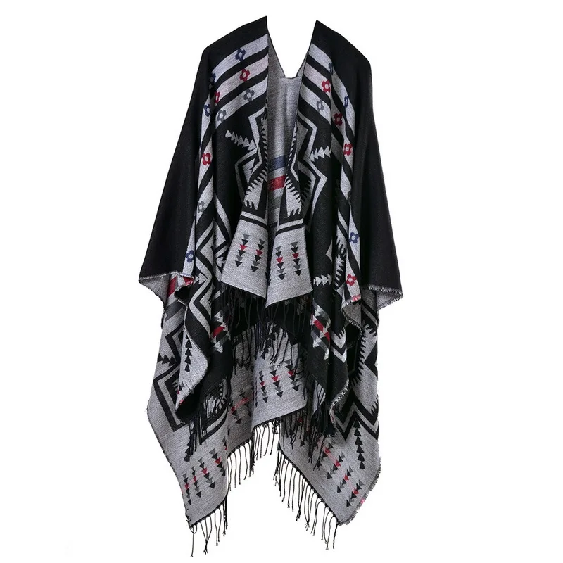 Za Winter Oversized Geometric Blanket Cashmere Shawl 2016 Luxury Brand font b Tartan b font Pashmina