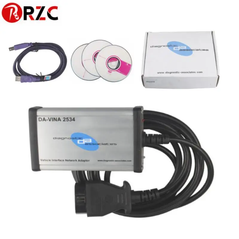 

DA-VINA 2534 for Jaguar/ for LandRover Diagnostic Tool DA VINA j2534 Approved SAE J2534 Pass-Thru Interface Scanner OBD2 DAVINA