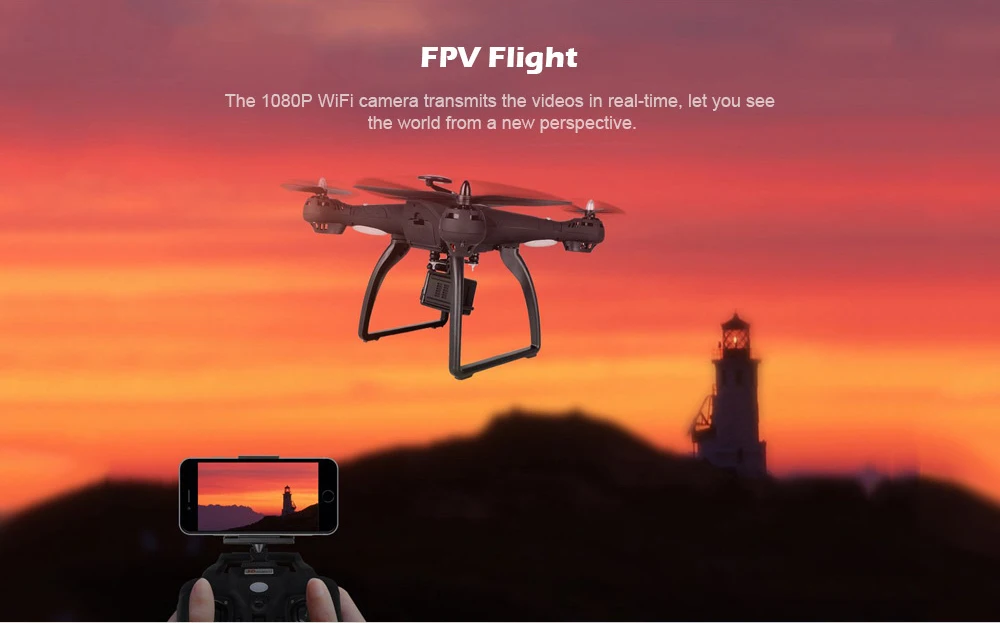 BAYANGTOYS X22 sin escobillas doble GPS Drone WiFi FPV RC Quadcopter 1080 P HD Cámara helicóptero con cardán de 3 ejes los Drones con cámara