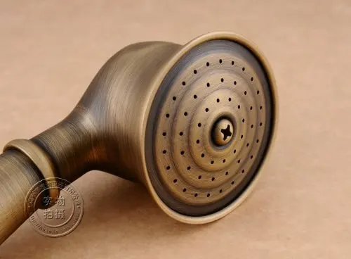 Античный латунный ручной душ в форме телефона водосберегающий распылитель