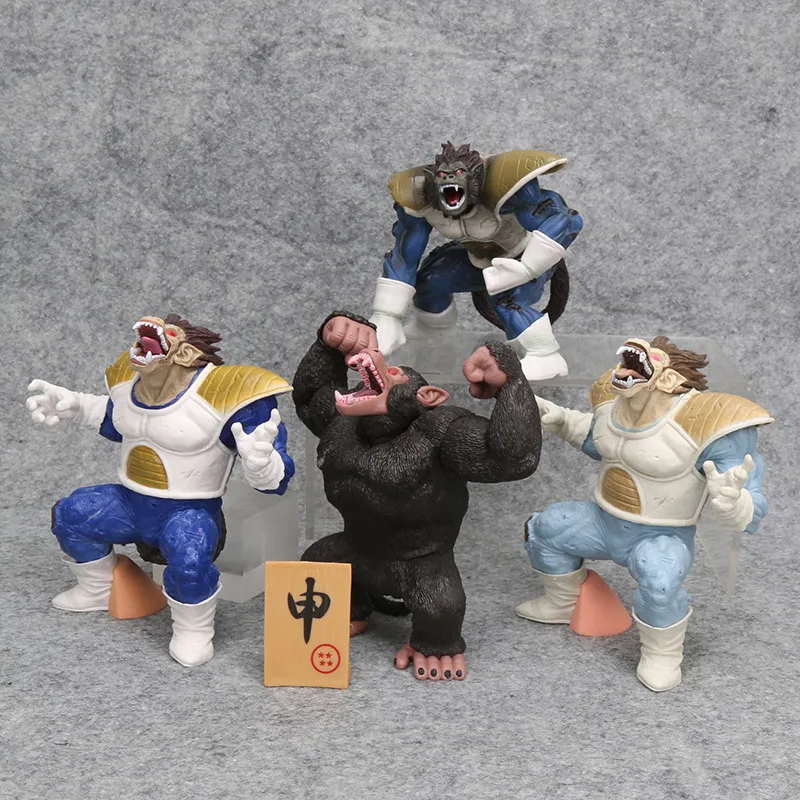 

Anime Dragonball Figure Toy Black Monkey King Ohzaru Orangutan Son Goku Vegeta Dragon Ball Z Figurines model toys children gift