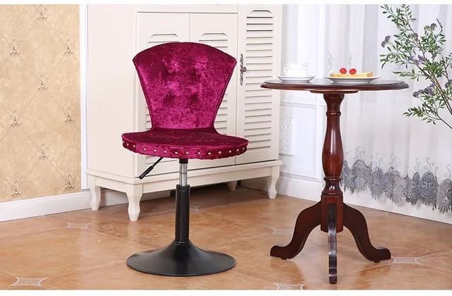 Sgabelli Viola : Sgabello da bar europeo rose red colore viola sedia sedile camera
