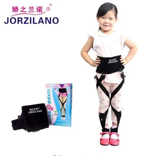 

JORZILANO Children's Corrective Scupting Legs Bandage Band O/X Type Leg Correction Belts Day Night Use Walk Recovery Corrector