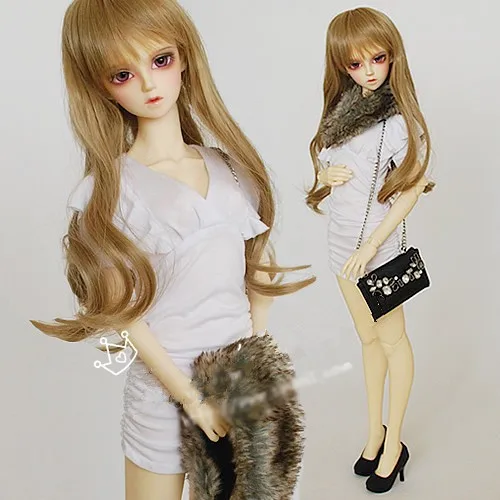 Модные лотоса платье со складками на рост от 3 цветов для BJD кукла 1/6 YOSD 1/4 MSD 1/3 SD10/13/16 для DD Кукла Одежда по индивидуальному заказу CWB19