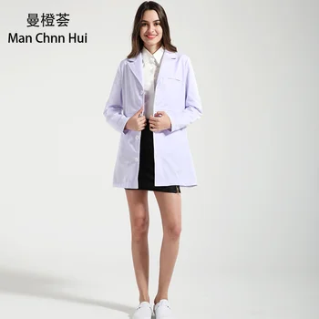 

Medical Robe clinical experiment women medical uniforms pharmacy hospital doctor coat White coats