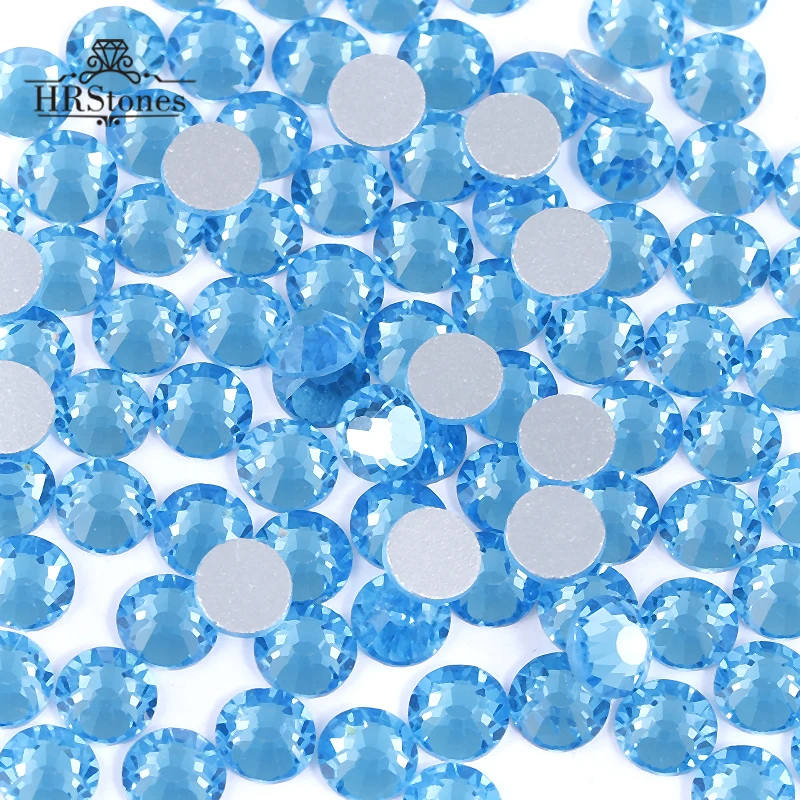 Aquamarine Crystals Rhinestones For Nail Art All Size Aquamarine Color 