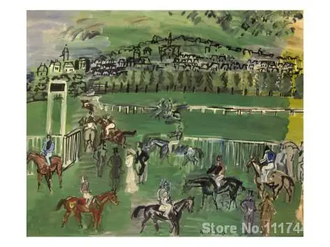 

Beautiful Landscapes Race Track Raoul Dufy painting for sale High quality Hand painted