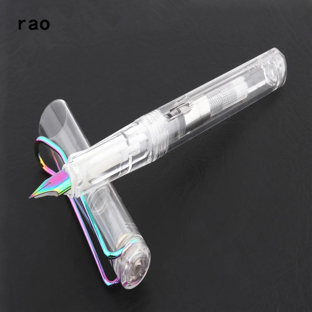 

Luxury high quality 401 Transparent white student school office Fountain Pen New